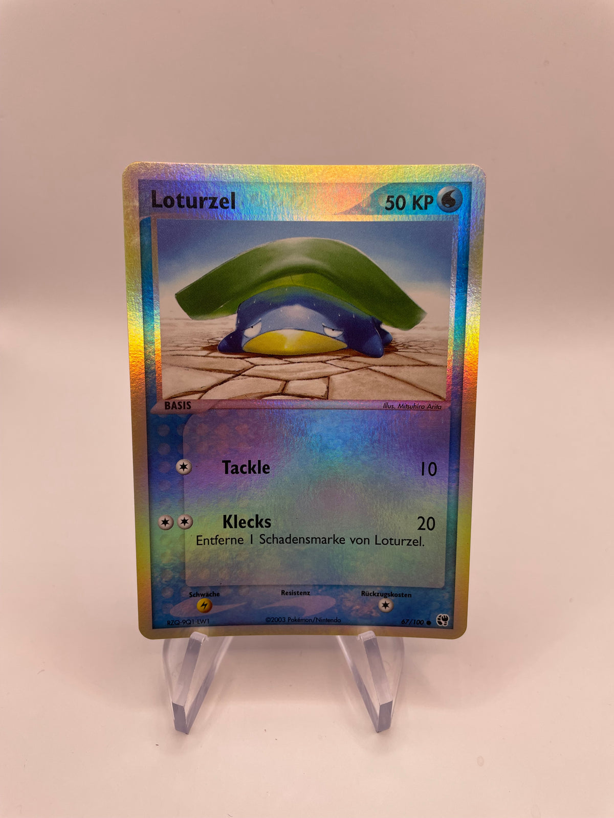 Pokémon Karte Reverse Loturzel 67/100 Deutsch