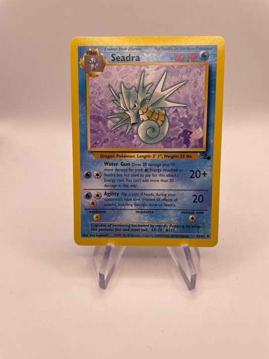 Pokemon Karte Fossil Seedra 42/62 Englisch