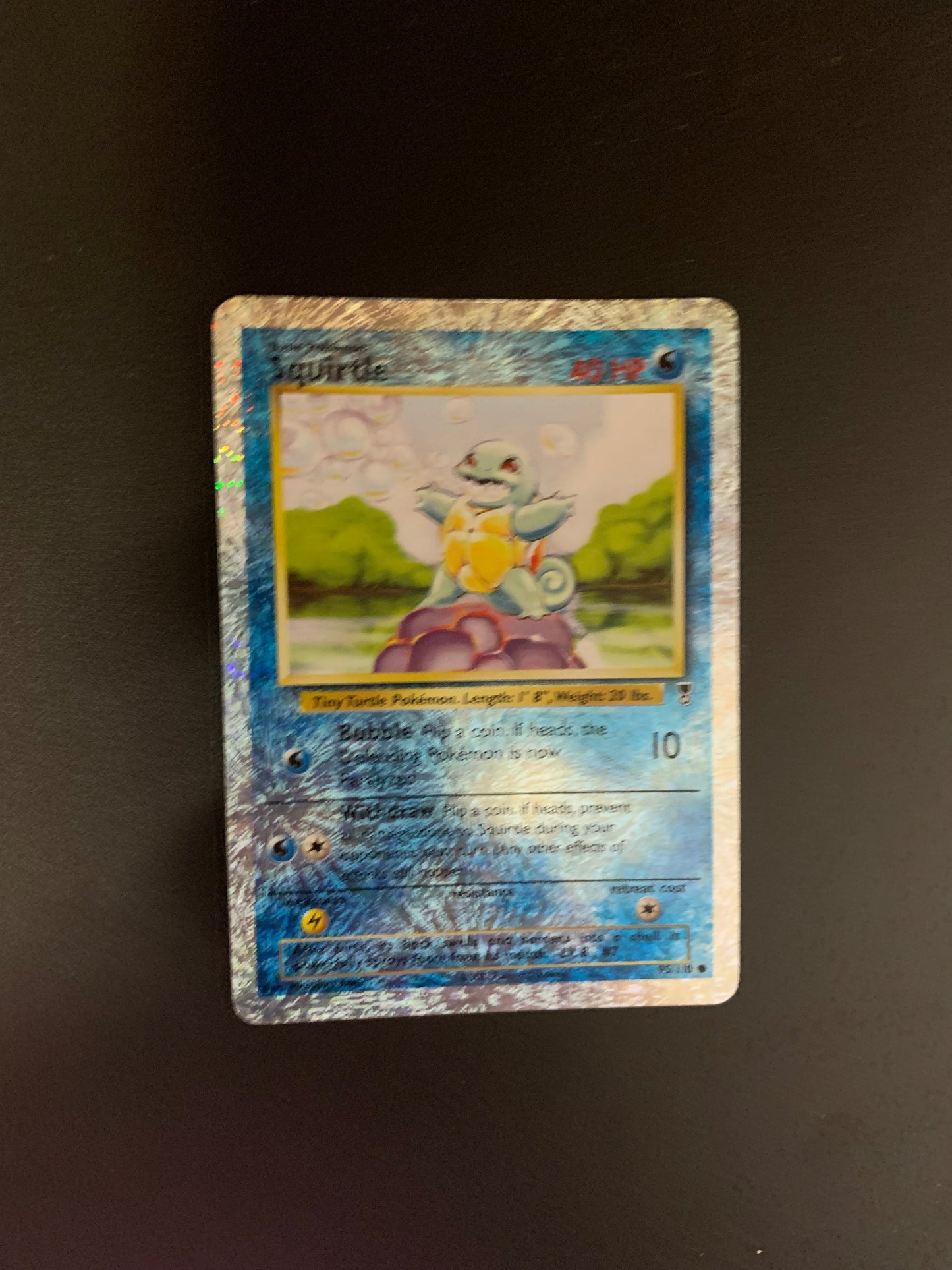 Pokemon Karte Revers Schiggy 95/110 Englisch