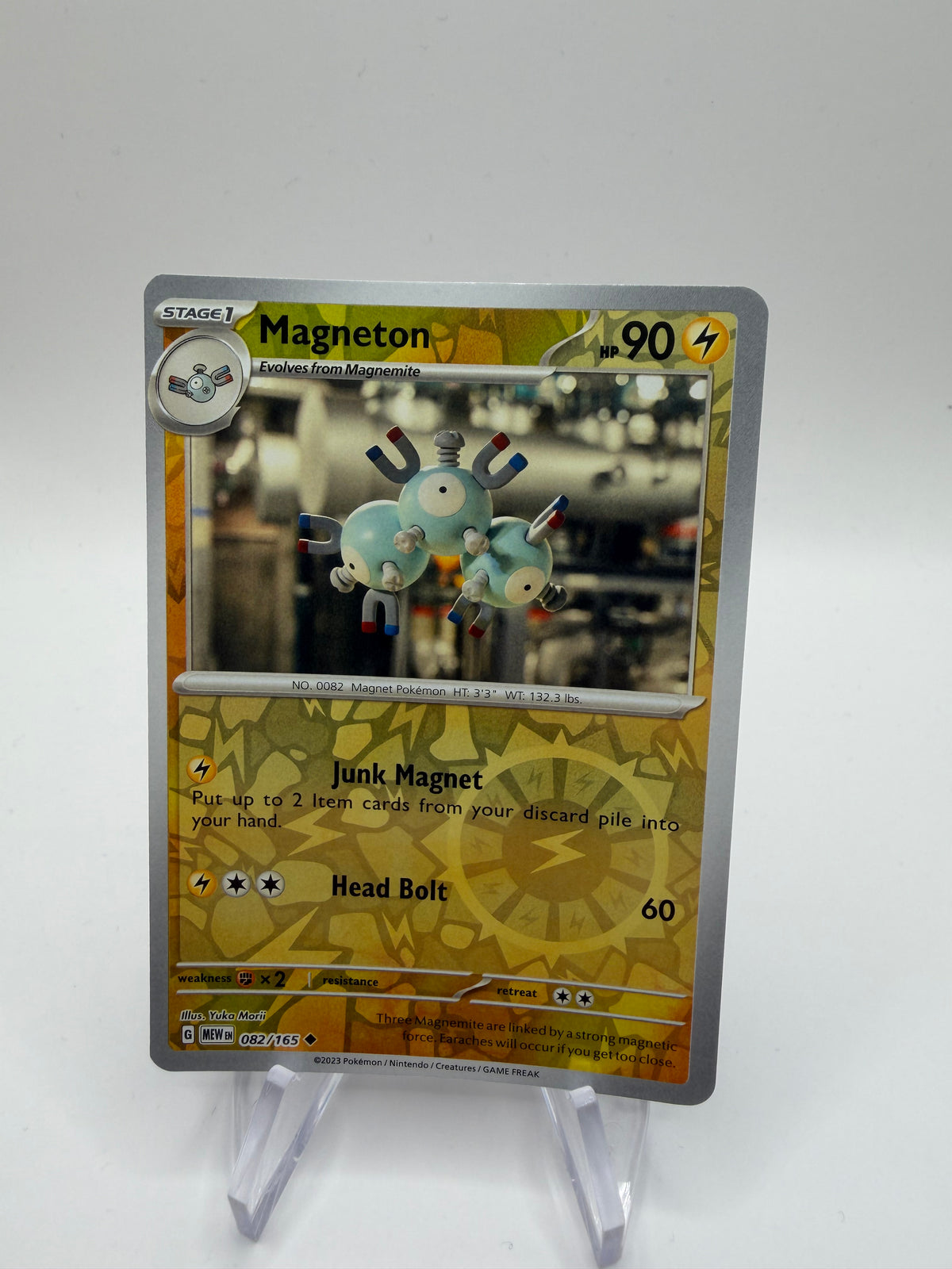 Pokemon Karte Reverse 151 Magneton 82/165 Englisch