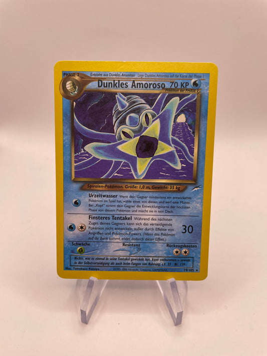 Pokemon Karte Dunkles Amoroso 19/105 Deutsch