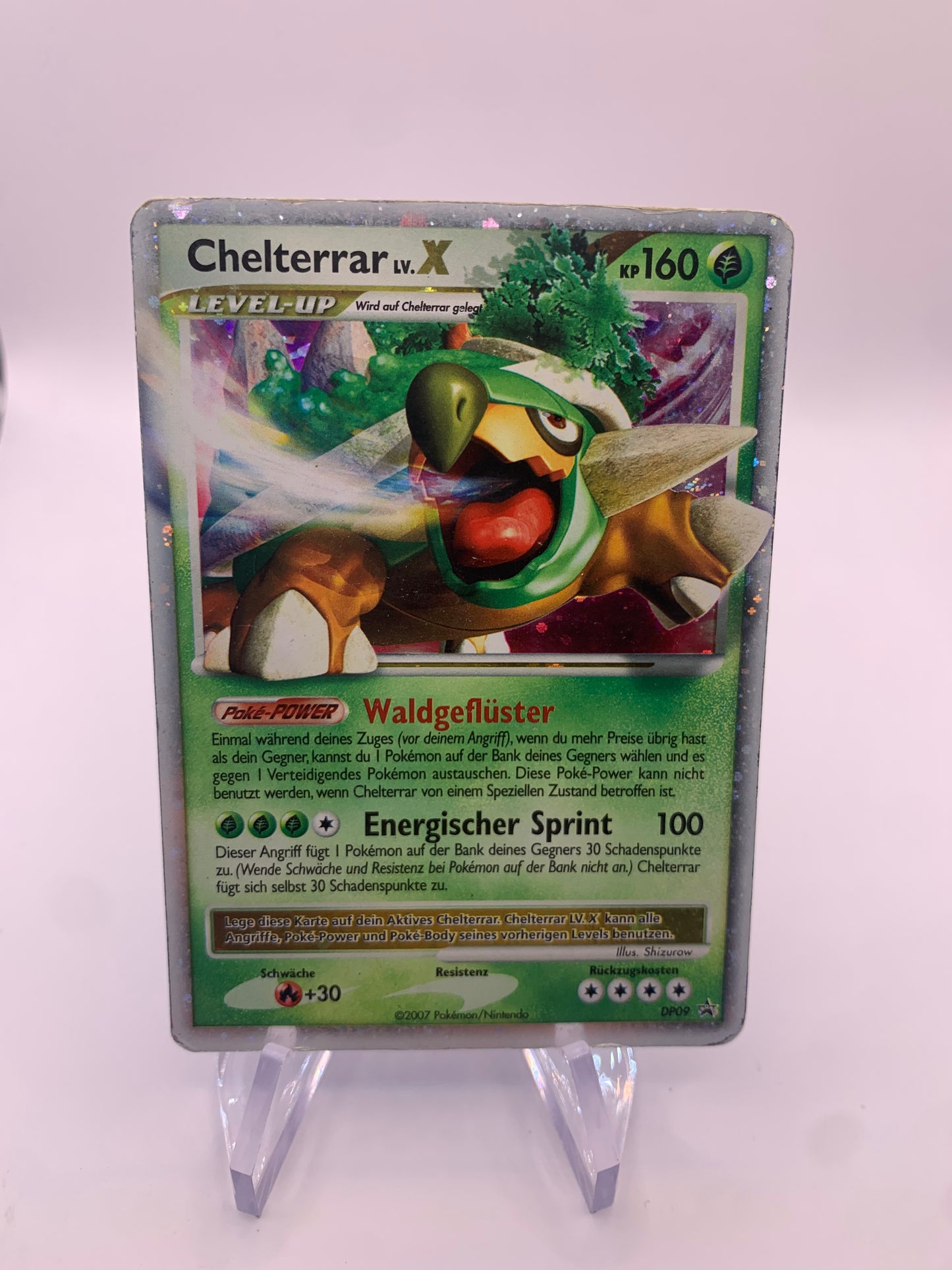 Pokemon Karte LV.X Promo Chelterrar DP09 Deutsc