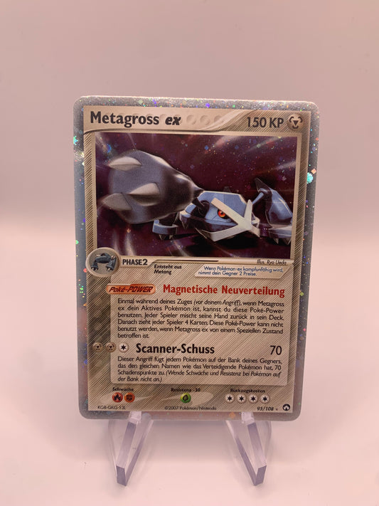 Pokemon Karte Ex Metagross 95/108 Deutsch