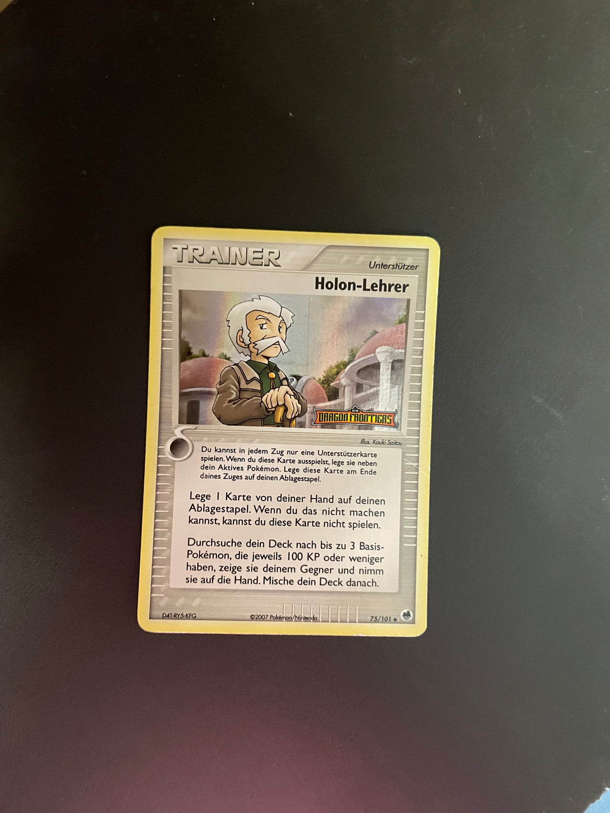Pokemon Karte Stamp Holon-Lehrer 75/101 Deutsch