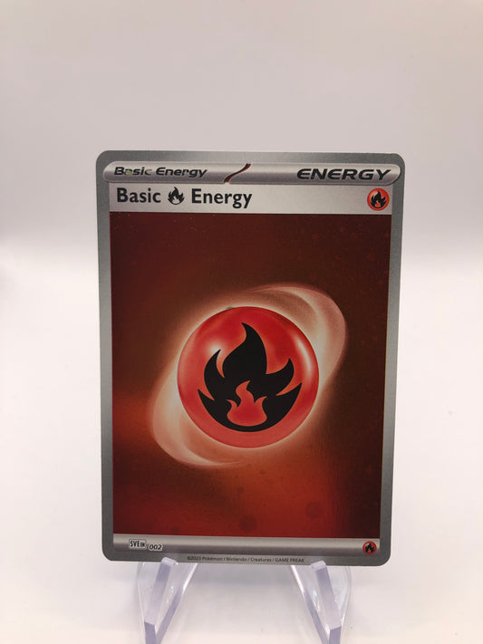 Pokemon Karte Basis-Feuer-Energie 002 Englisch
