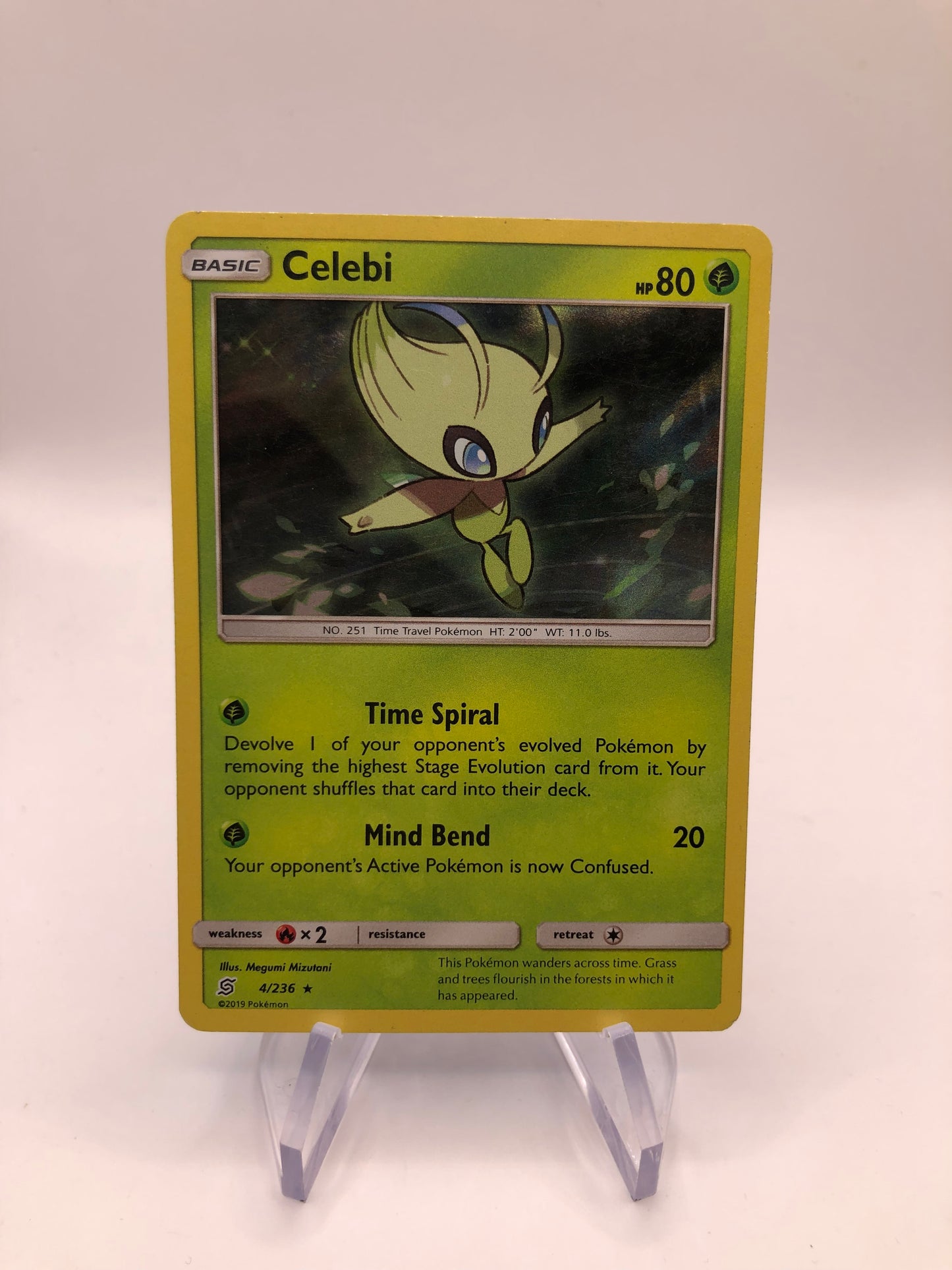 Pokémon Karte Holo Celebi 4/236 Englisch