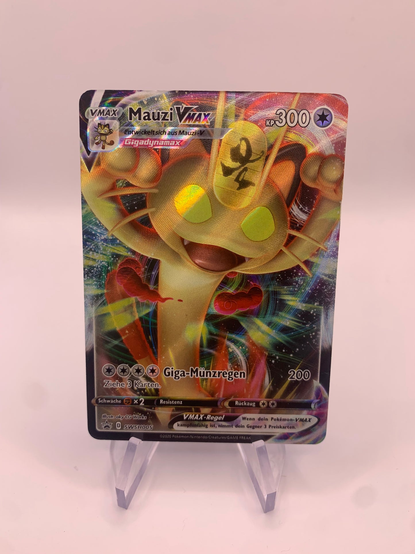 Pokemon Karte Promo Vmax Mauzi SWSH5 Deutsch