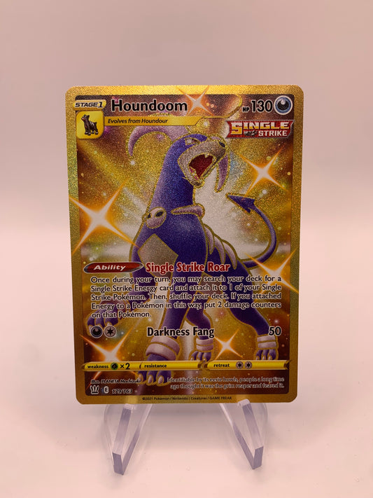 Pokemon Karte Shiny Gold Hundemon 179/163 Englisch