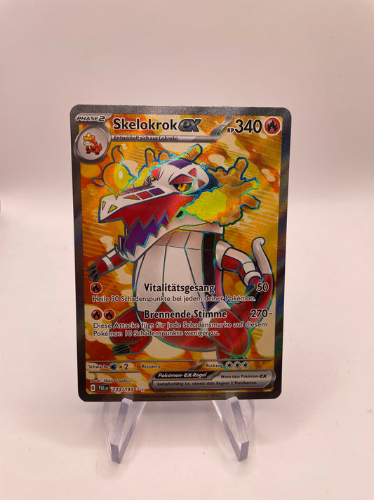 Pokemon Karte Ex Fullart Skelokrok 233/193 Deutsch