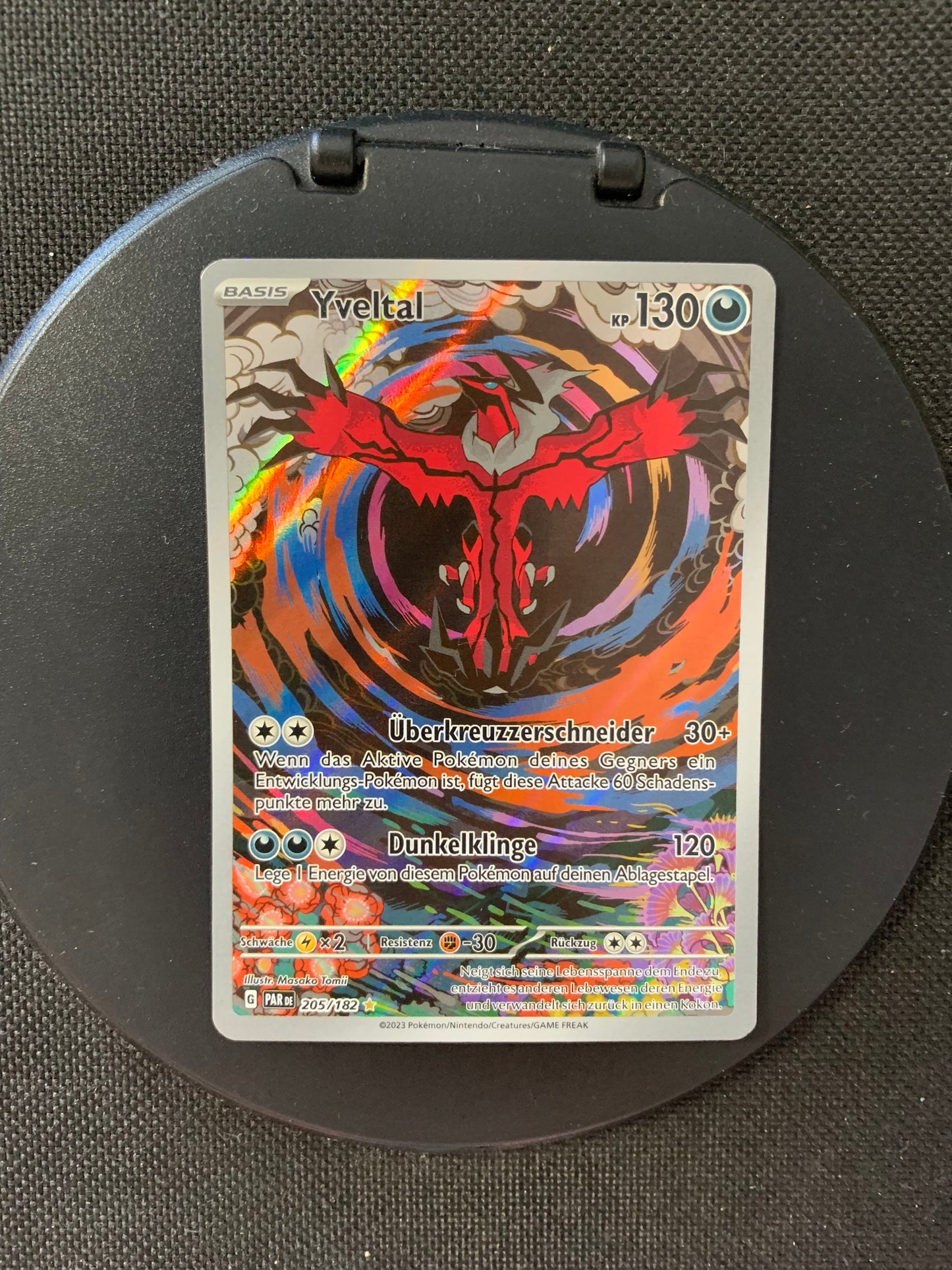 Pokemon Karte Art-Rare Yveltal 205/182 Deutsch