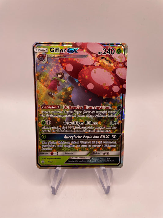 Pokemon Karte GX Giflor 4/236 Deutsch