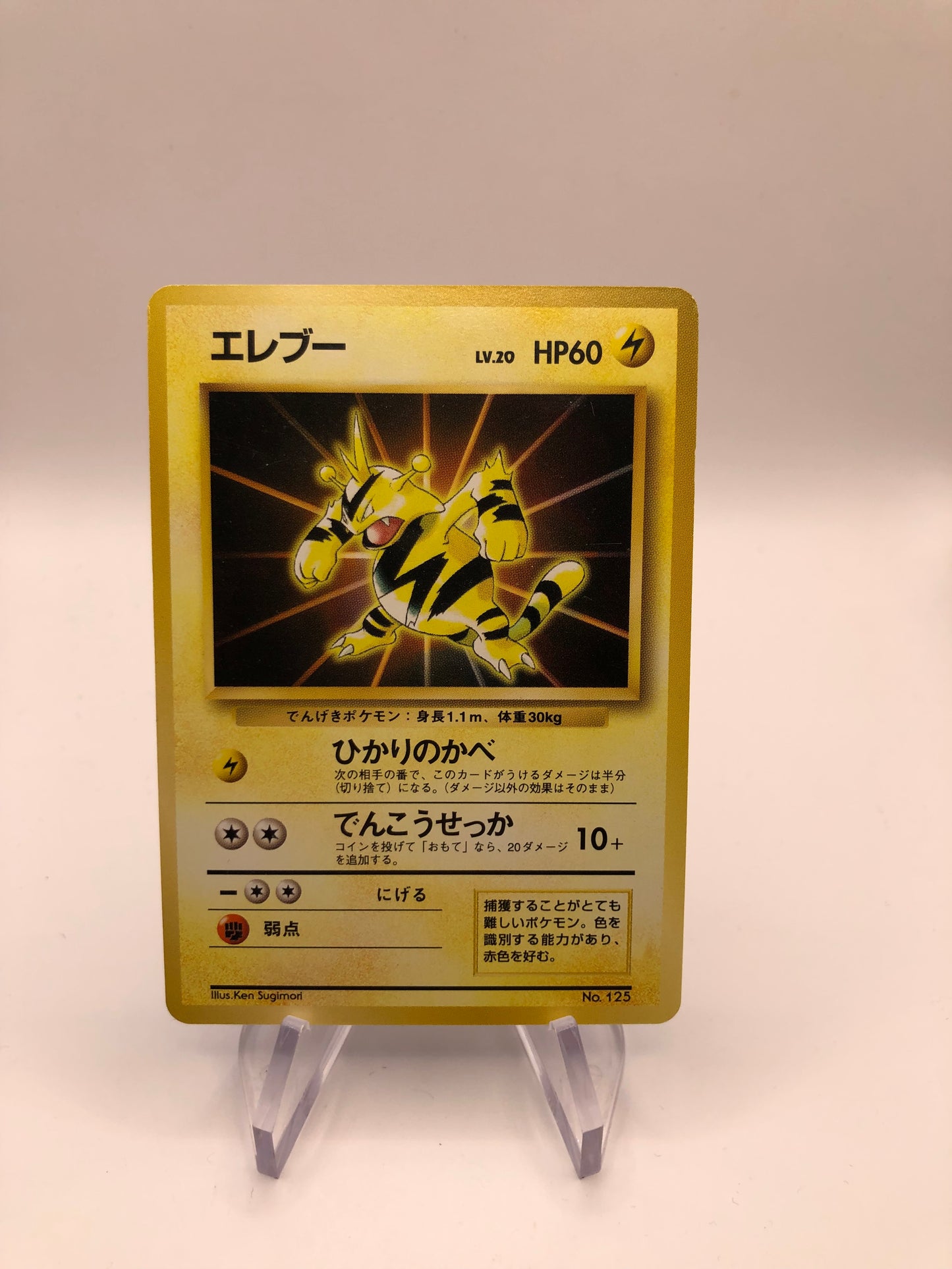 Pokemon Karte Unnumbered Promo Elektek No.125 Japanisch