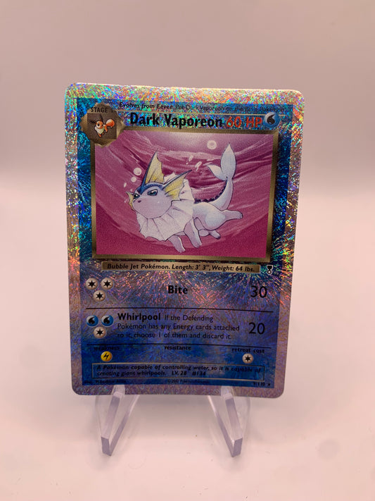 Pokemon Karte Revers Dunkles Aquana 9/110 Englisch