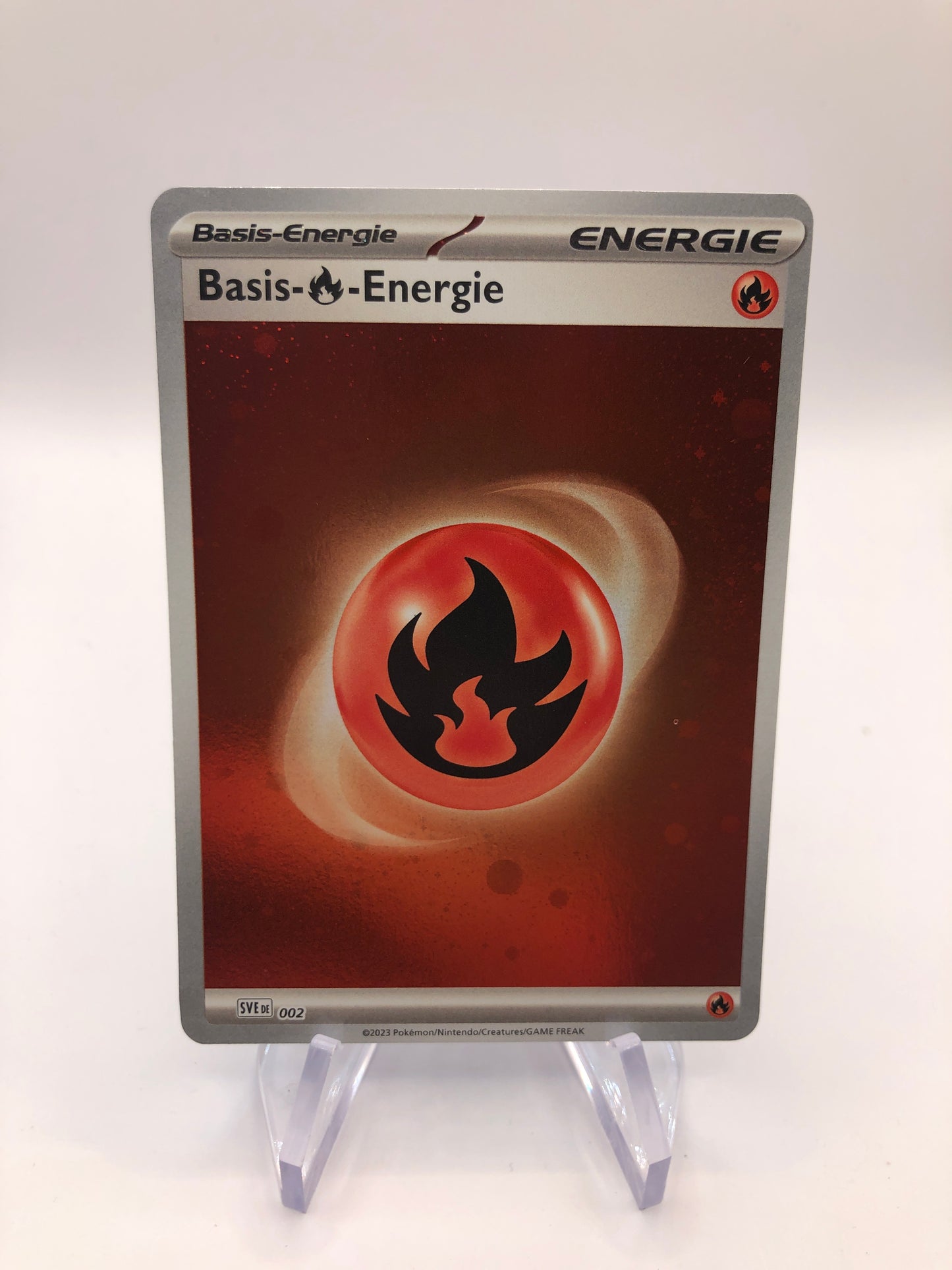 Pokemon Karte Basis-Feuer-Energie 002 Deutsch