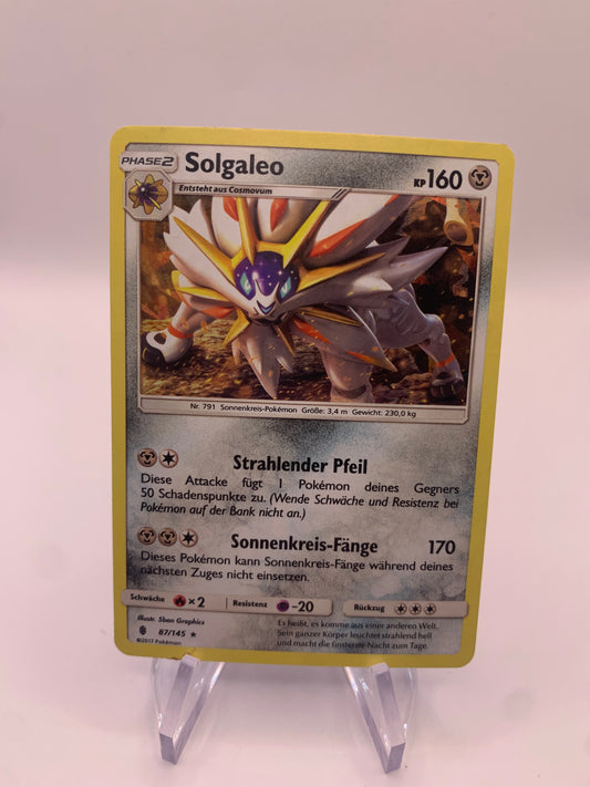 Pokemon Karte Solgaleo 87/145 Deutsch