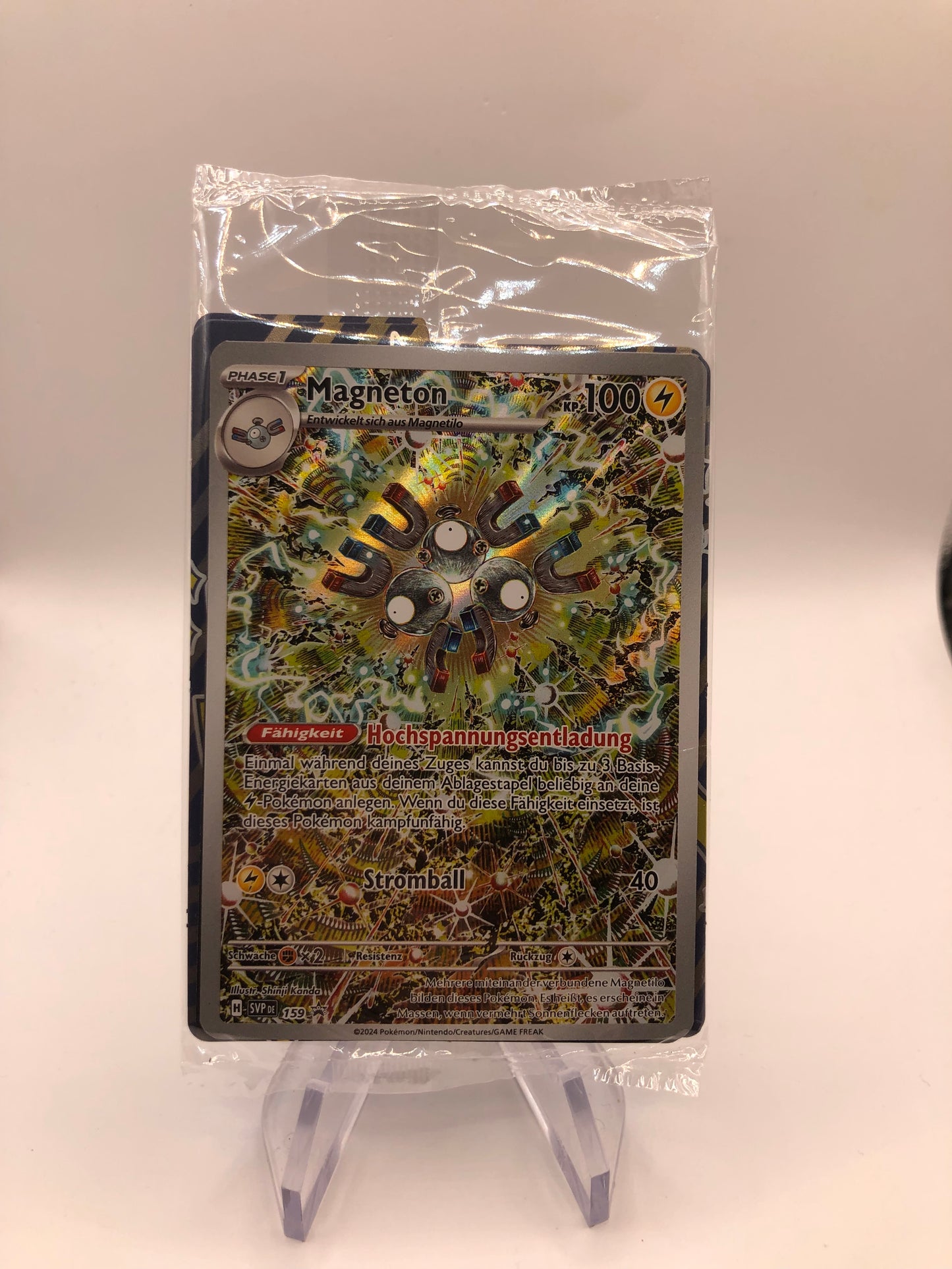 Pokemon Karte Art-Rare Promo Magneton 159 Deutsch