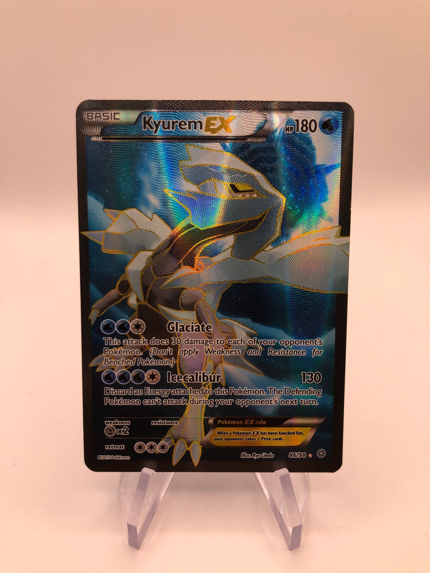 Pokemon Karte EX Kyurem 86/98 Englisch