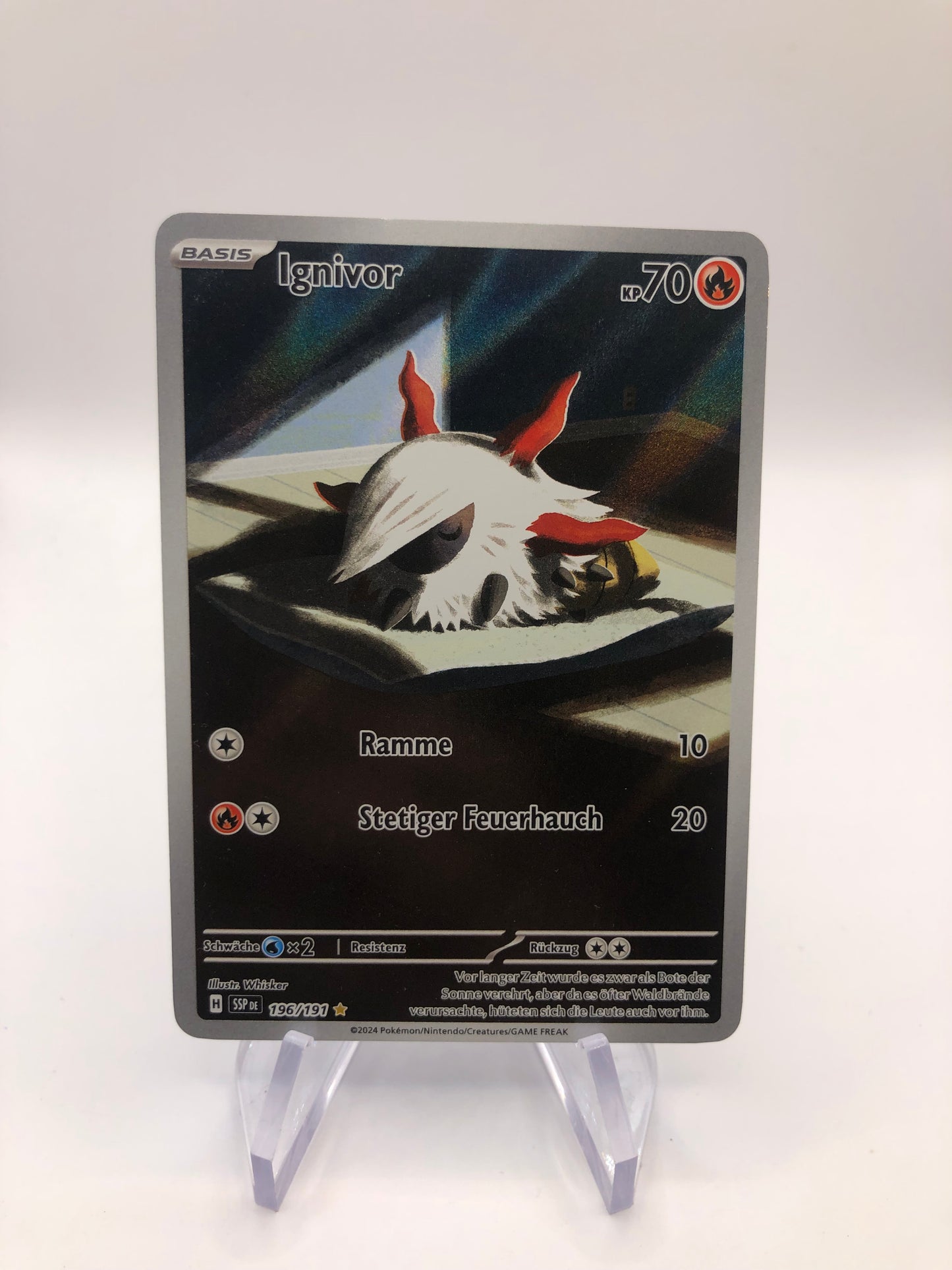 Pokemon Karte Art-Rare Ignivor 196/191 Deutsch