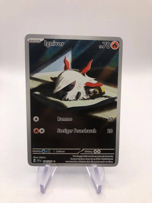 Pokemon Karte Art-Rare Ignivor 196/191 Deutsch