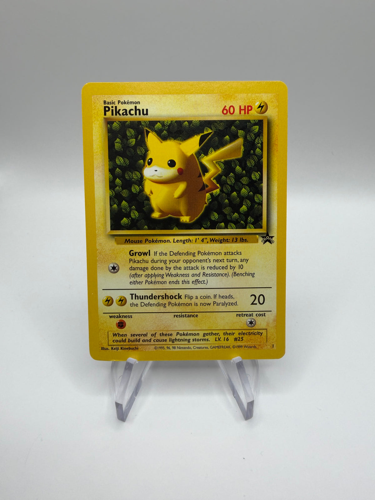 Pokemon Karte Promo Pikachu 1 Englisch