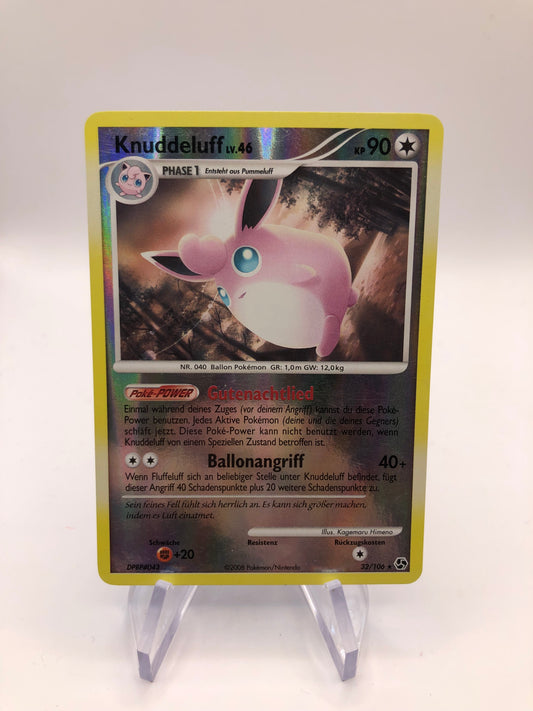 Pokemon Karte Revers Knuddeluff 32/106  Deutsch