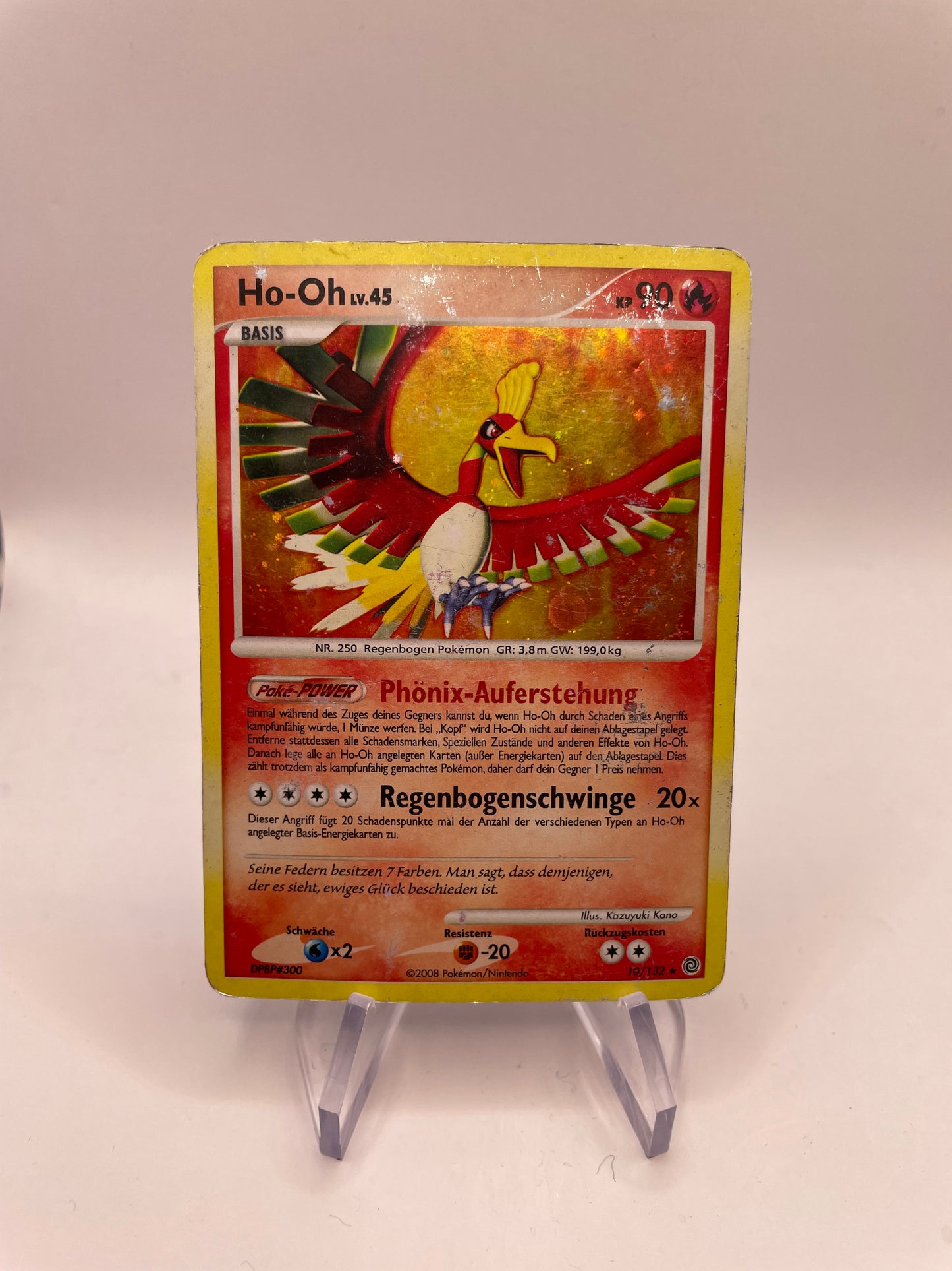 Pokémon Karte Holo Ho-Oh 10/132 Deutsch