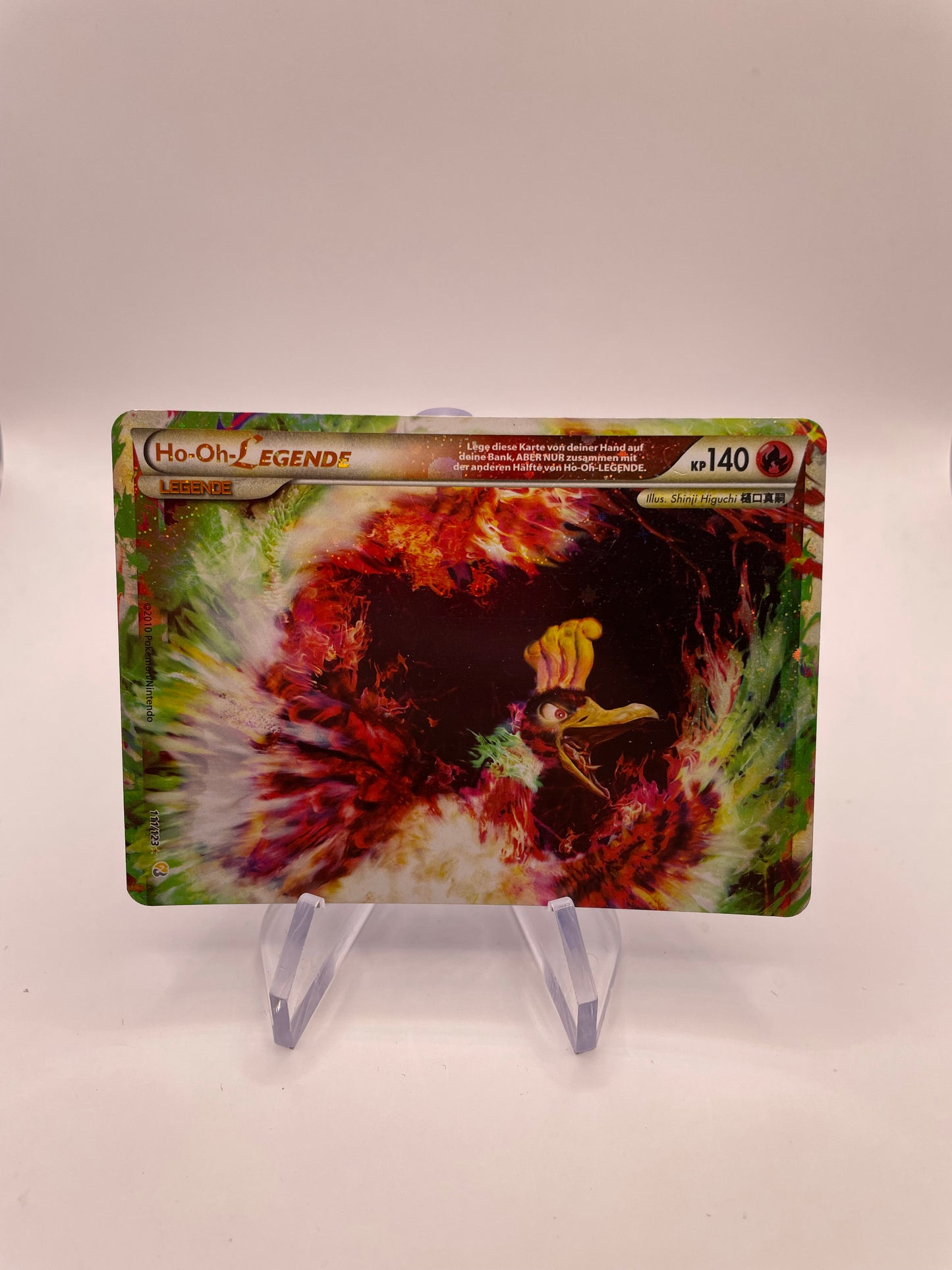 Pokemon Karte Legende Ho-Oh 111/123 Deutsch