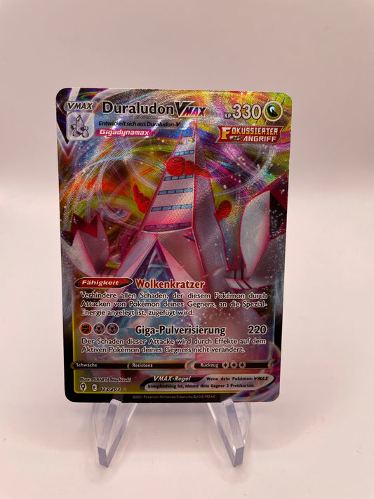 Pokémon Karte VMax Duraludon 123/203 Deutsch