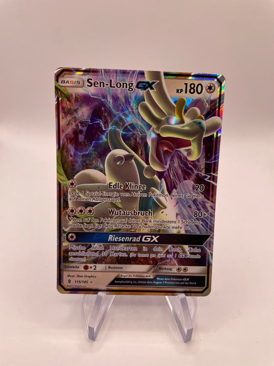 Pokémon Karte Sen-Long GX 115/145 Deutsch