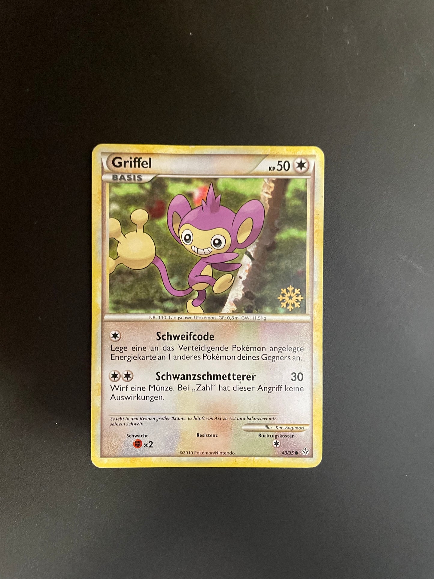 Pokémon Karte Griffel 43/95 Deutsch
