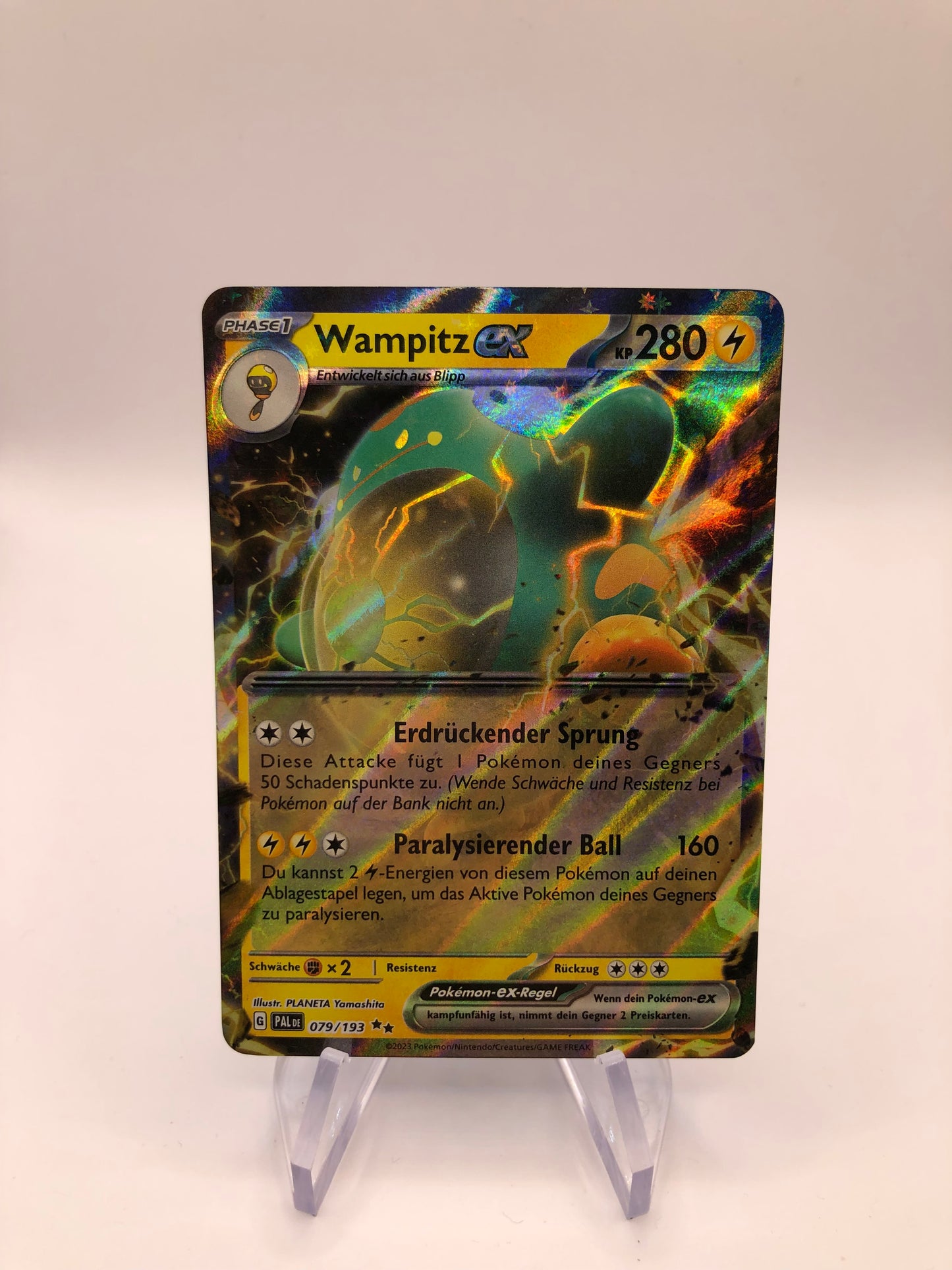Pokemon Karte Ex Wampitz 79/193 Deutsch