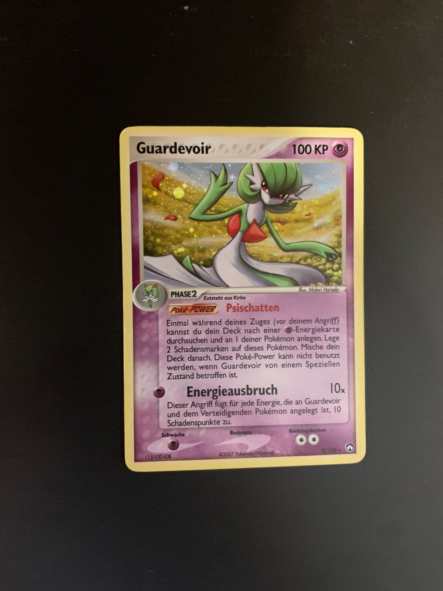Pokemon Karte Holo Guardevoir 9/108 Deutsch