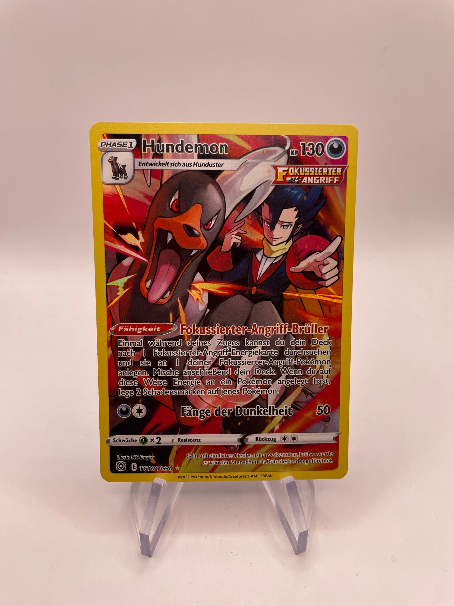 Pokemon Karte Art-Rare HundemonTG10/TG30 Deutsch