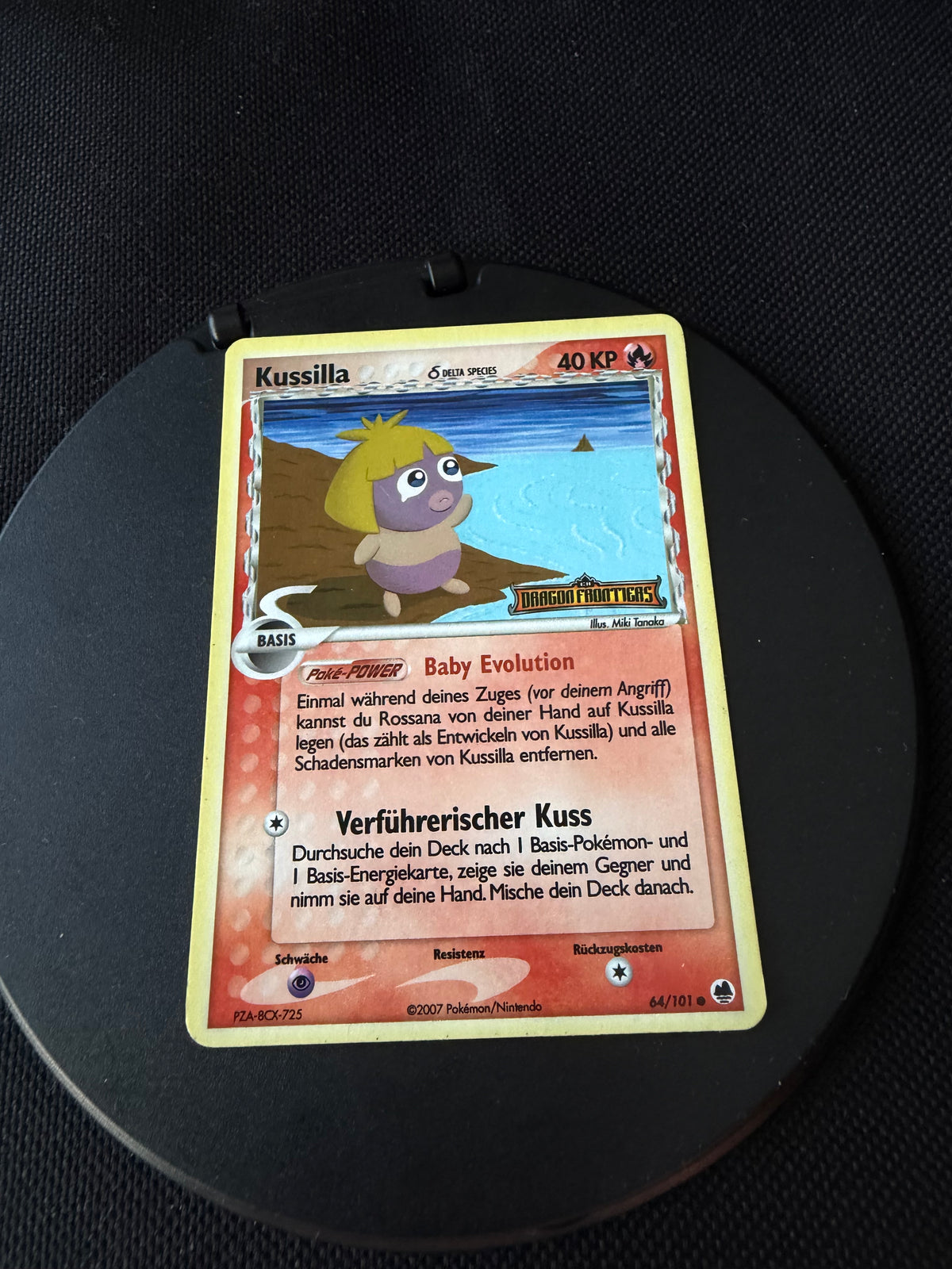 Pokemon Karte Stamp Delta Species Kussilla 64/101 Deutsch