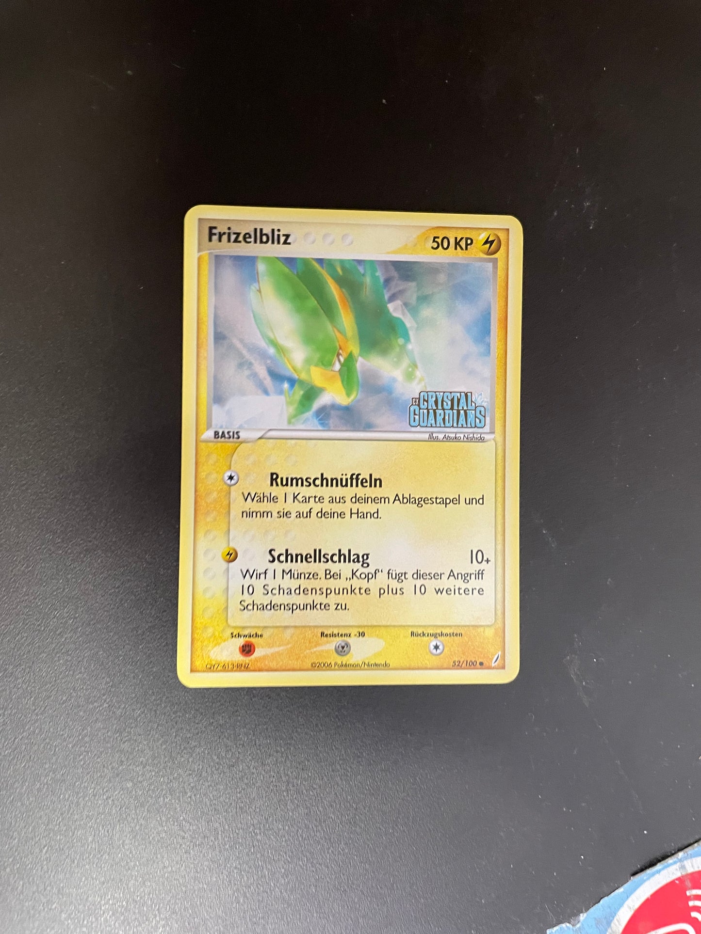 Pokemon Karte Holo Frizelbliz 52/100 Deutsch