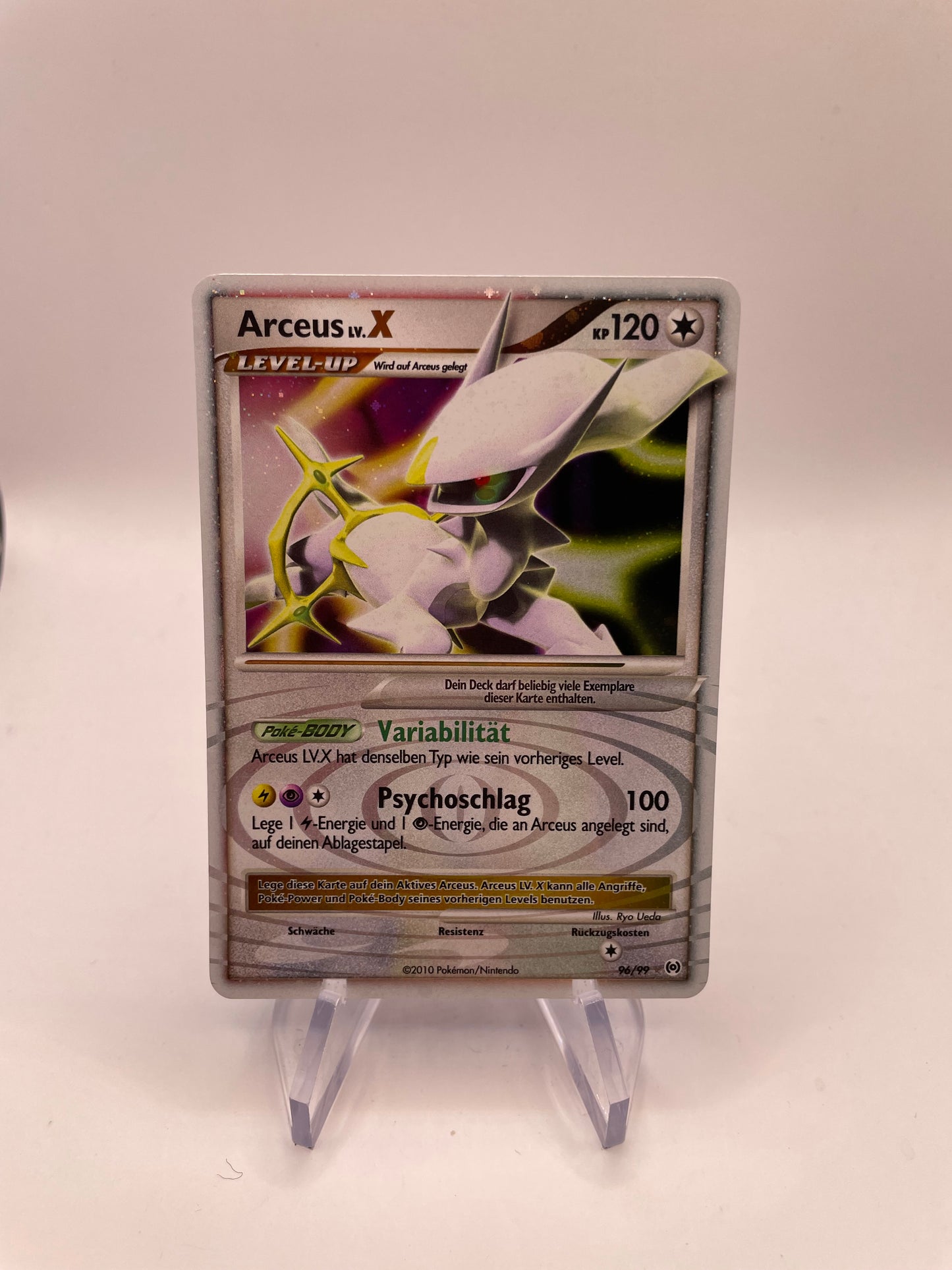 Pokemon Karte Lv.X Arceus 96/99 Deutsch