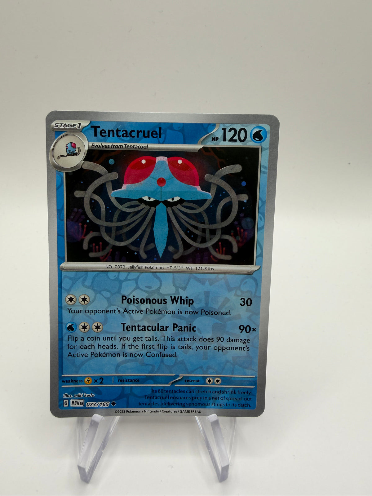 Pokemon Karte Reverse 151 Tentoxa 73/165 Englisch