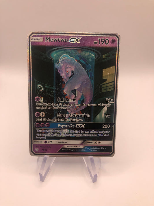 Pokemon Karten Alt-Art Mewtu 78/73 Englisch