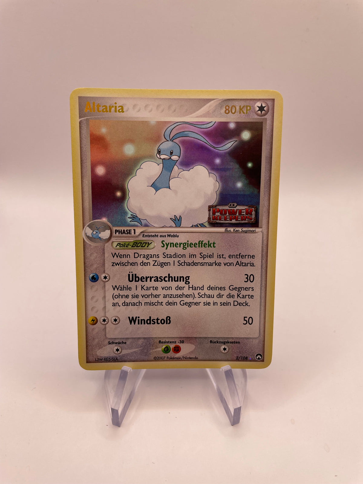 Pokémon Karte Altaria 2/108 Deutsch