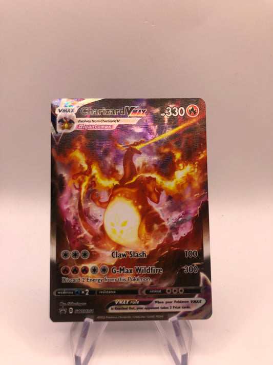 Pokemon Karte Vmax Alt-Art Glurak SWSH261 Englisch