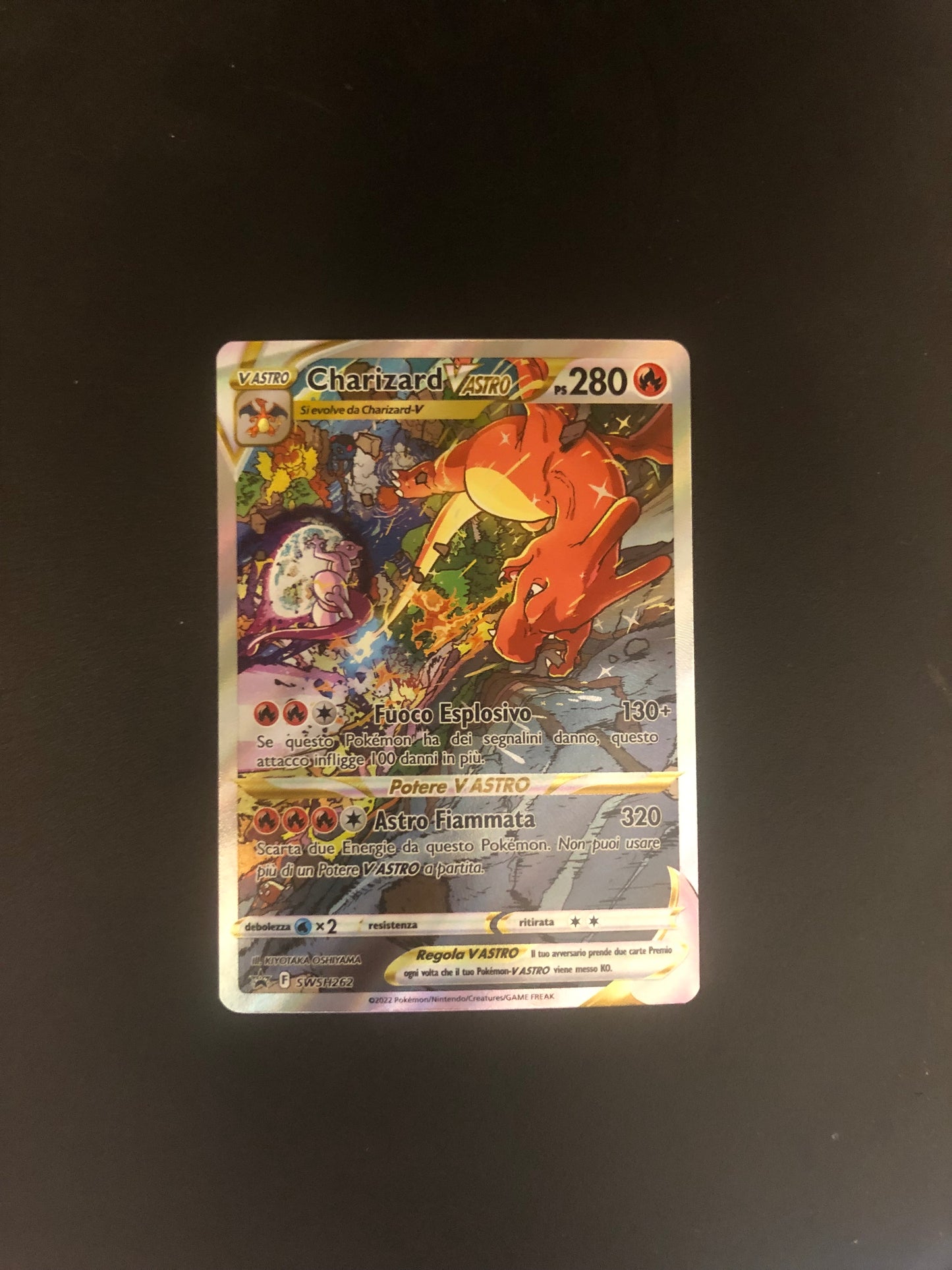 Pokemon Karte Vstar Promo Glurak SWSH262 Italienisch
