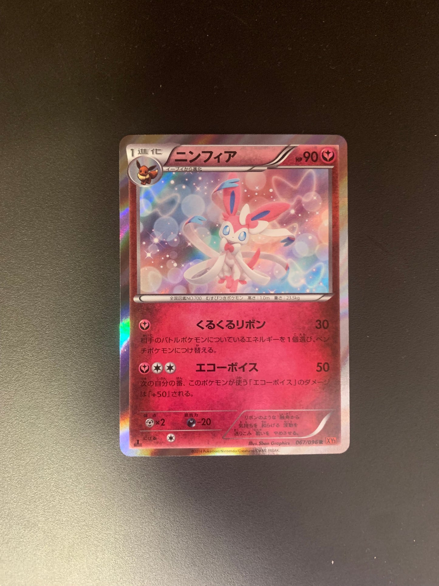 Pokemon Karte Holo Felinara 67/96 XY3  Japanisch