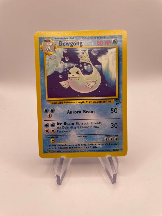 Pokemon Karte Base Set 2 Dewgong 36/130 Englisch