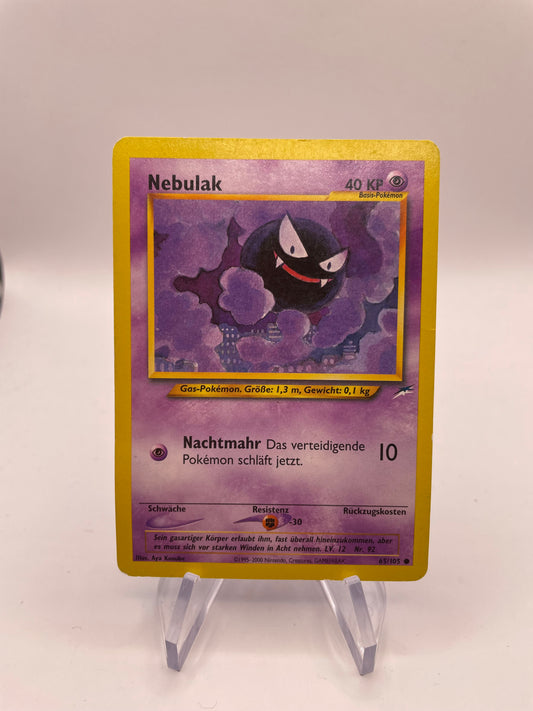Pokemon Karte Neo Destiny Nebulak 65/105 Deutsch