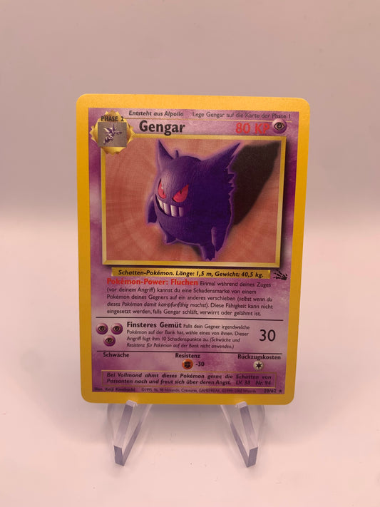 Pokemon Karte Gengar Fossil 20/62 Deutsch