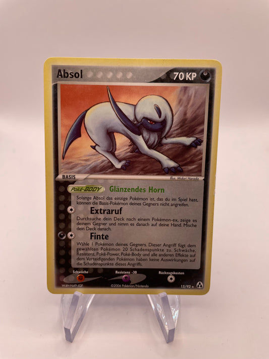 Pokemon Karte Absol 15/92 Deutsch