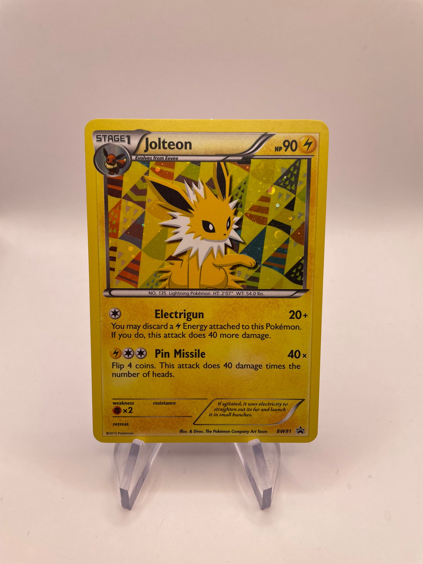 Pokemon Karte Holo Promo Blitza BW91 Englisch