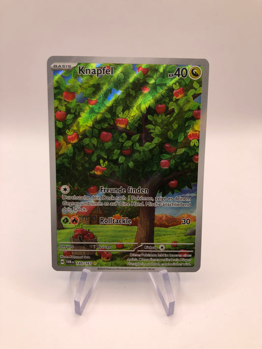 Pokemon Karte Art Rare Knapfel 185/167 Deutsch