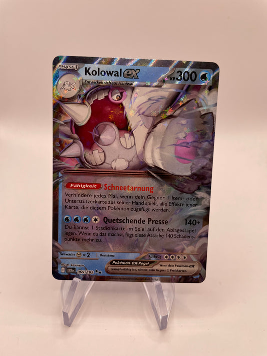 Pokemon Karte Kolowal ex 65/182 Deutsch