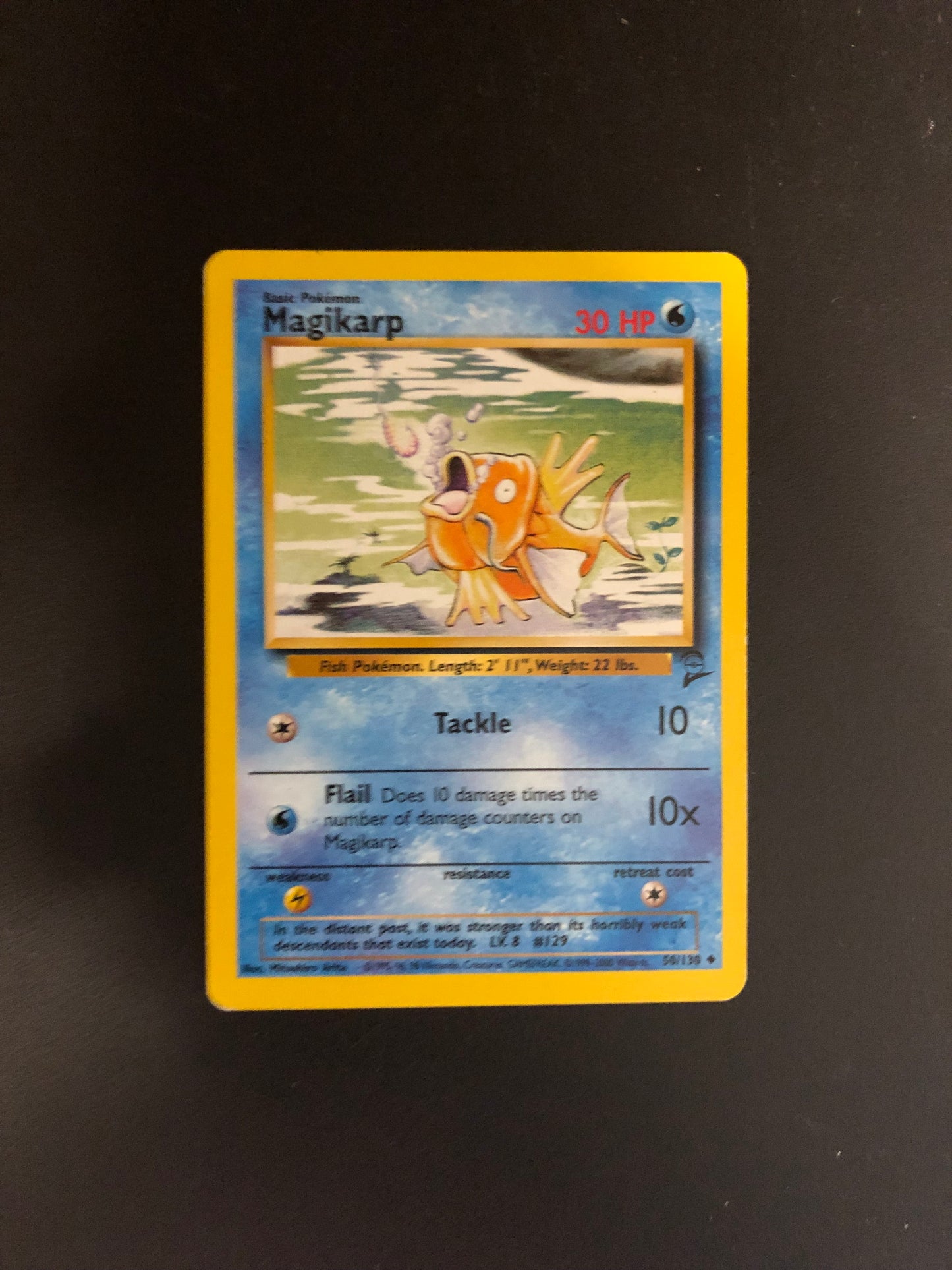 Pokemon Karte Base Set 2 Karpador 50/130 Englisch